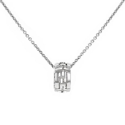 [OLIVIA]PARENTESI NECKLACE SILVER