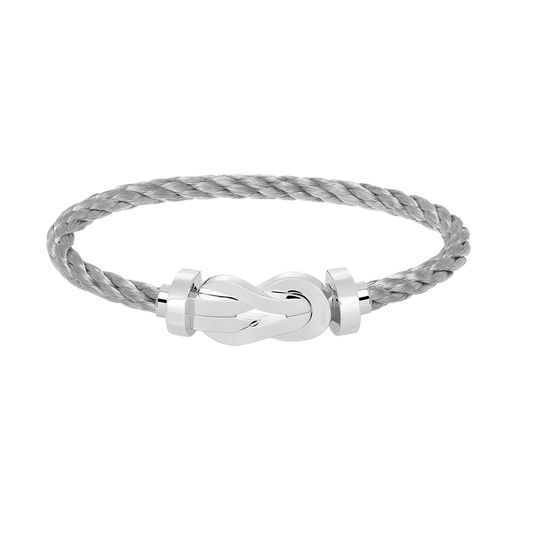 [Everoly JW]CHANCE GROSSE 8-FACH-SCHNALLE KEIN DIAMANTARMBAND SILBER