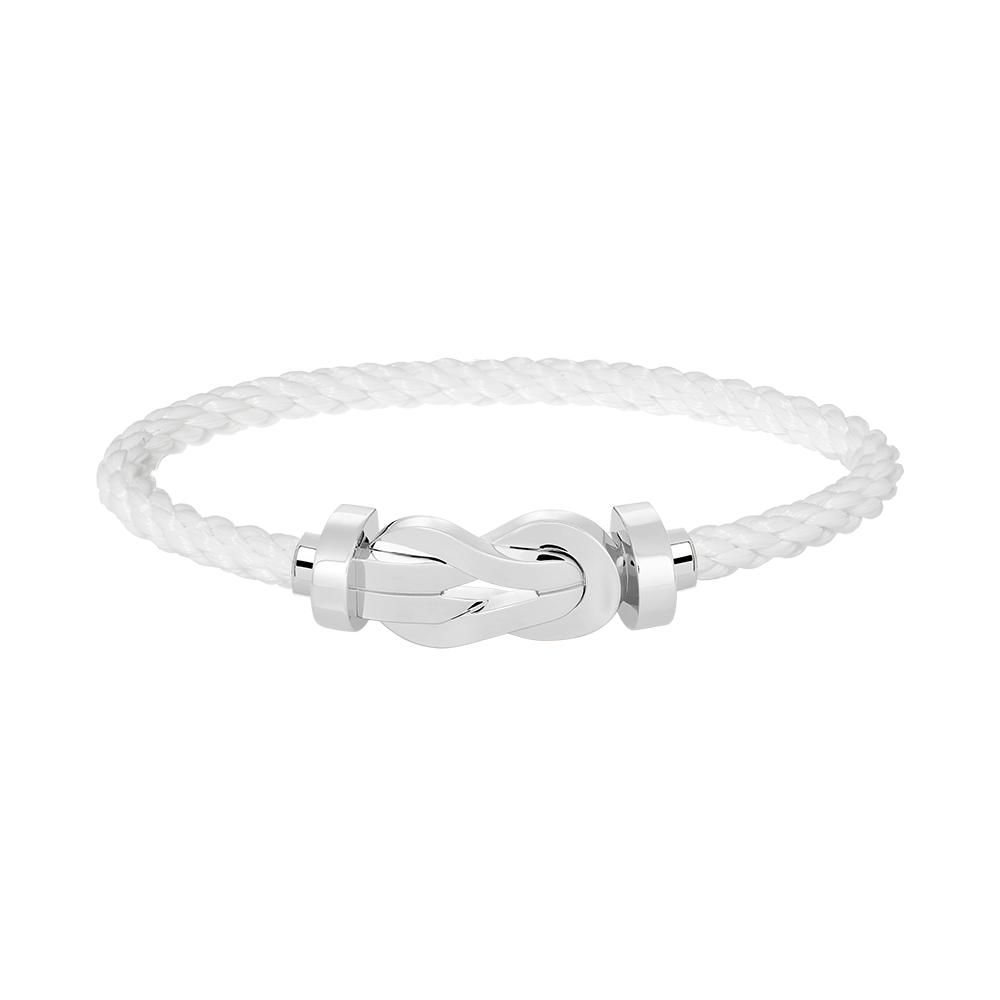[Olivia JW]CHANCE LARGE 8 FIGURE BUCKLE NO DIAMOND BRACELET SILVER