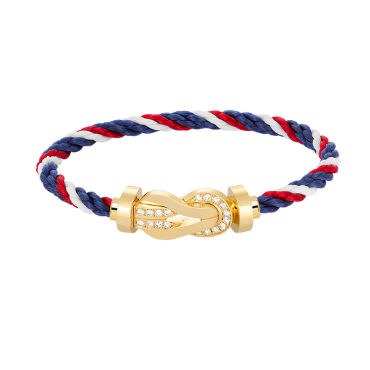 [Everoly JW]CHANCE GROSSES 8-FACH-SCHNALLE HALBDIAMANTARMBAND GOLD