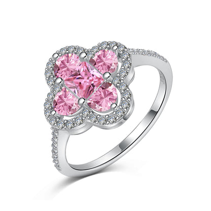 [Olivia JW]Luxurious Eternity Flower Shape Banquet Ring