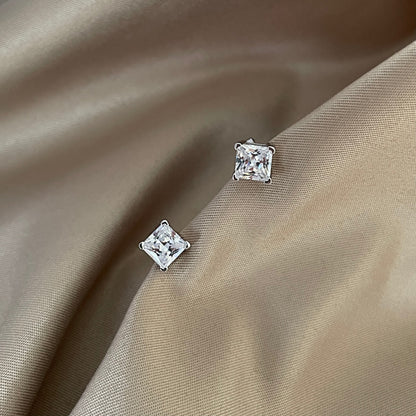 [Olivia JW]Delicate Square Shape Earrings