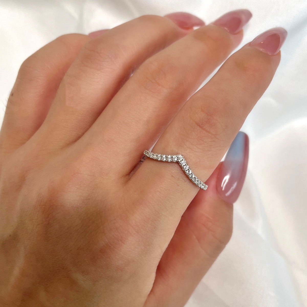 [Olivia JW]Elaborate Tennis Band Ring