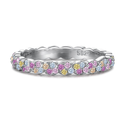 [Olivia JW]Dainty Ebullient Round Cut Daily Ring
