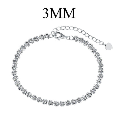 [Olivia JW]Ornate  Sparkling Round Cut Daily Bracelet