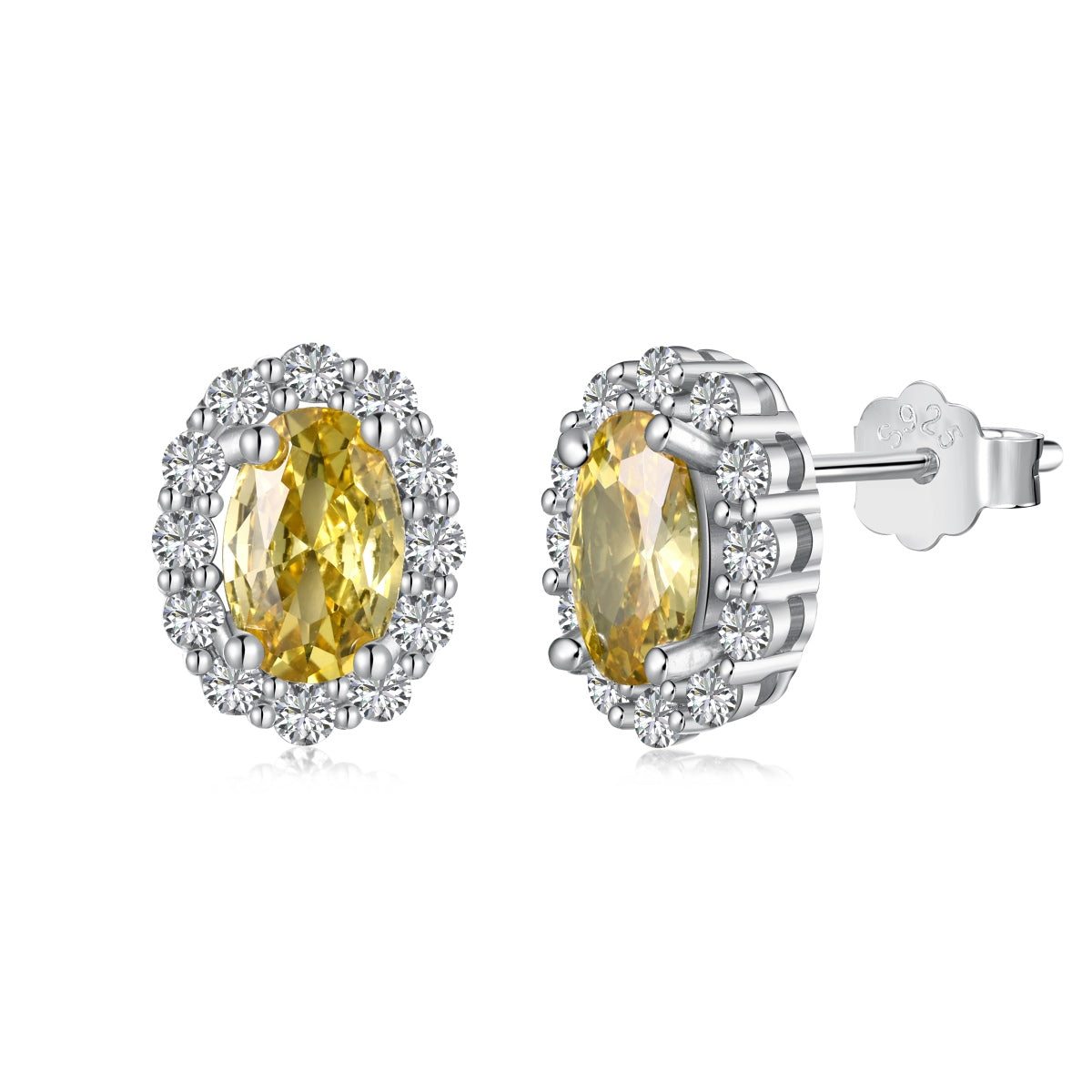 [Everoly JW]Delicate Unique Oval Cut Daily Earrings