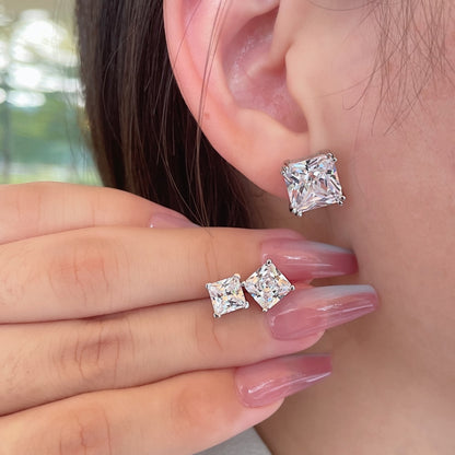 [Olivia JW]Delicate Square Shape Earrings