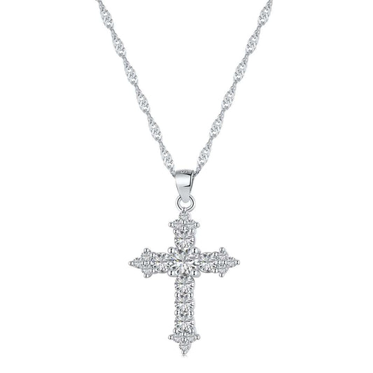 [Olivia JW]Delicate Cross Shape Necklace