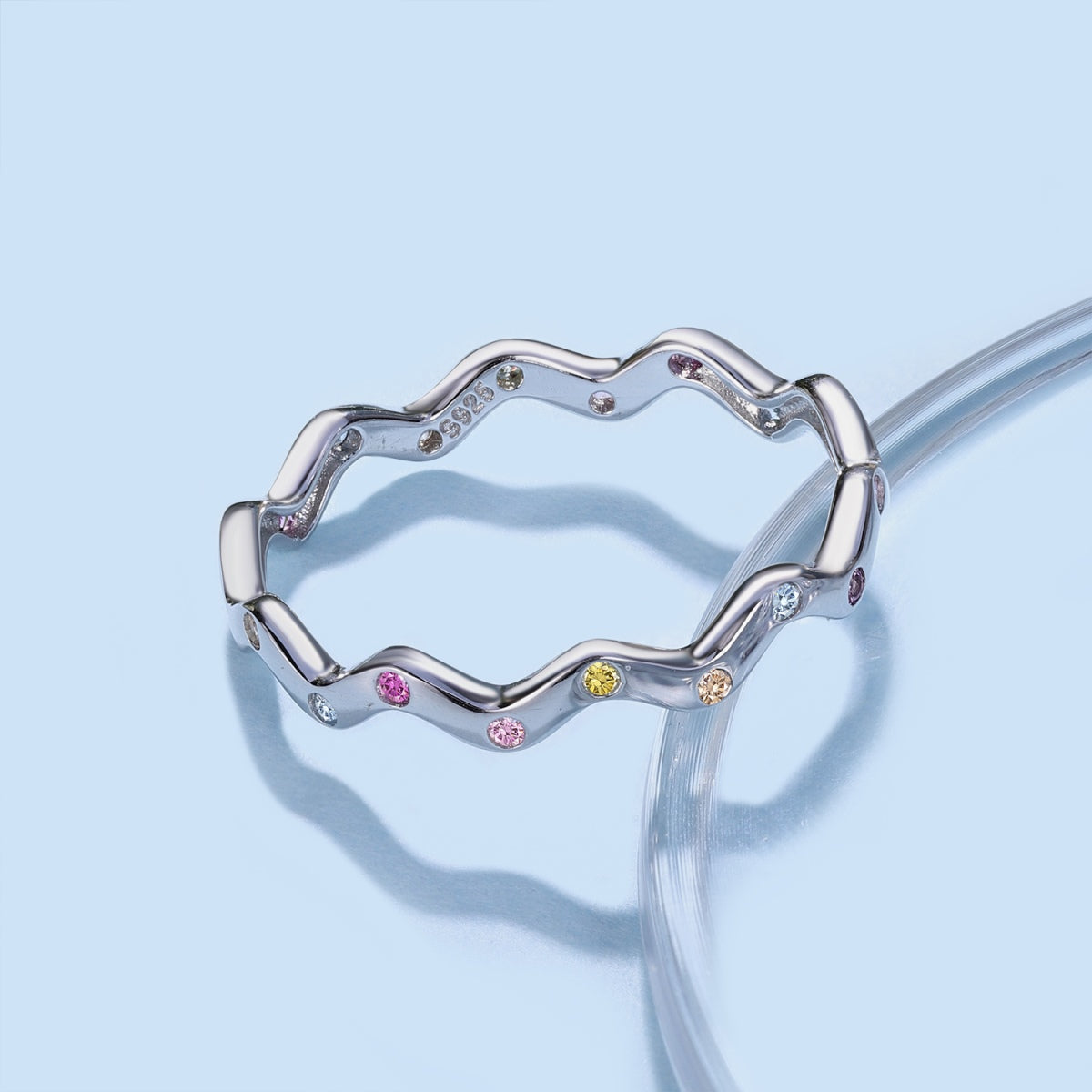 [Olivia JW]Ornate Vibrant Round Cut Daily Ring
