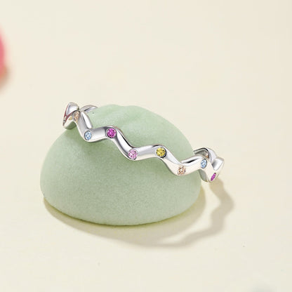 [Olivia JW]Ornate Vibrant Round Cut Daily Ring