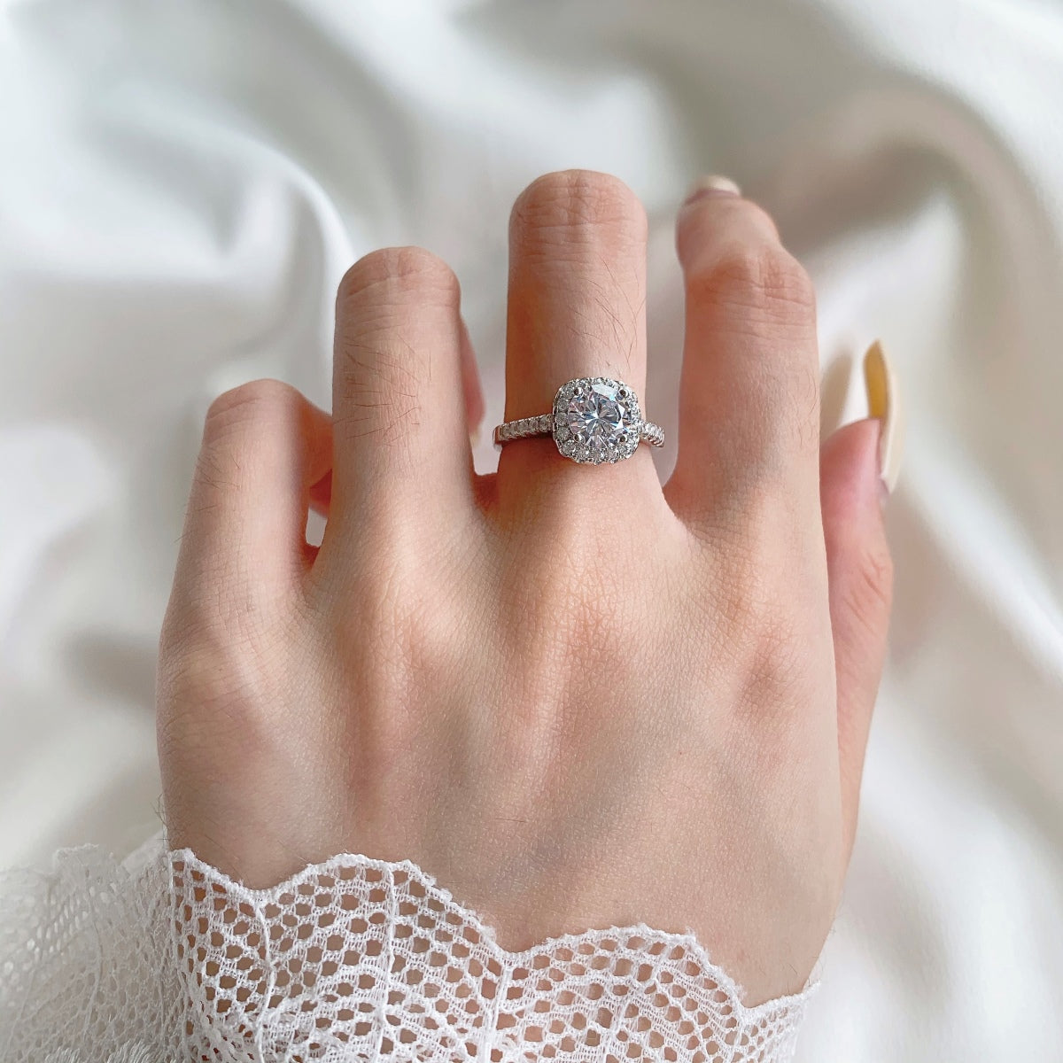 [Olivia JW]Dazzling Resplendent Round Cut Wedding Ring