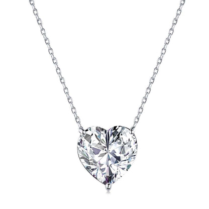 [Olivia JW]6.0 carat Radiant Heart Shape Necklace