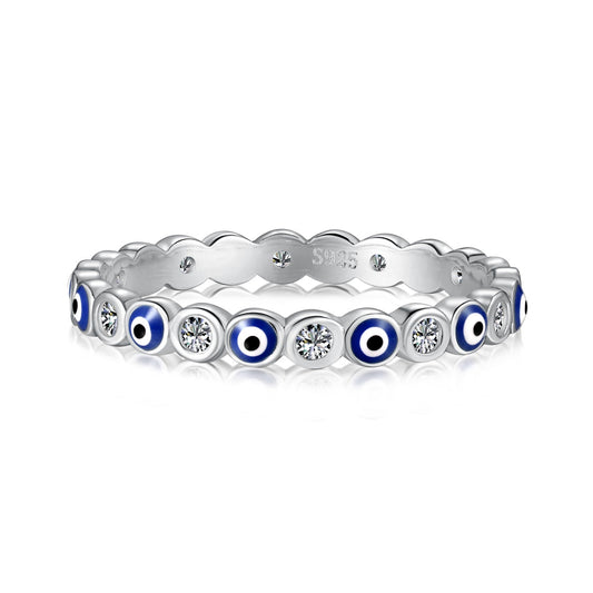[Olivia JW]Sparkling Vibrant Round Shape Daily Ring