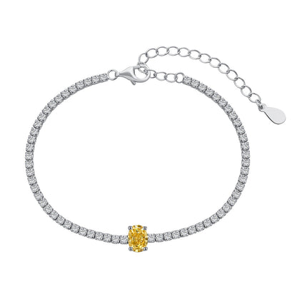 [Olivia JW]0.75 Carat Exquisite Oval Cut Daily Bracelet
