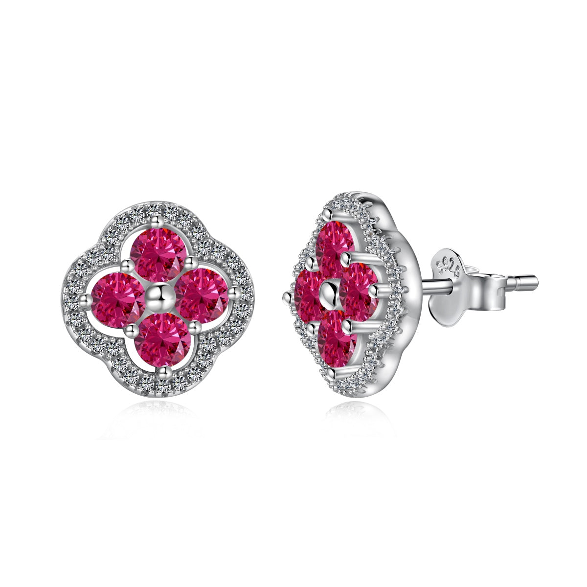 [Olivia JW]Four-Leaf Clover Exquisite Earrings