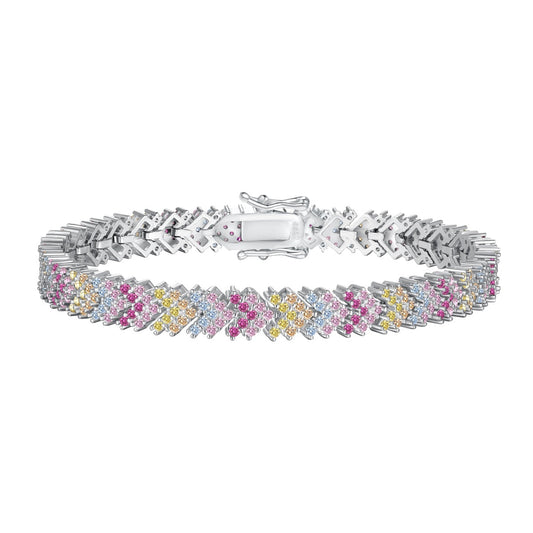 [Olivia JW]Ornate Sparkling Round Cut Party Bracelet