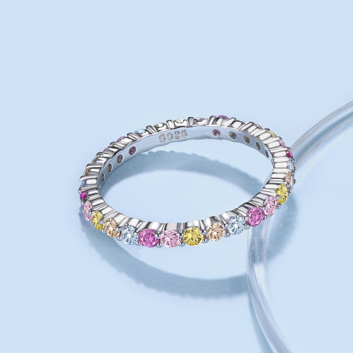 [Olivia JW]Elegant Vivid Round Cut Daily Ring