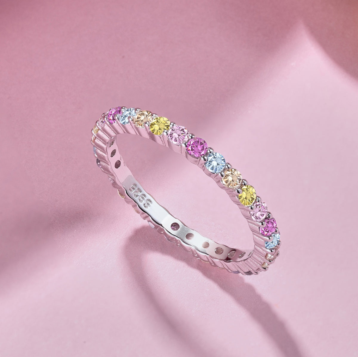 [Olivia JW]Elegant Vivid Round Cut Daily Ring