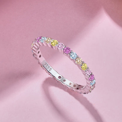 [Olivia JW]Elegant Vivid Round Cut Daily Ring