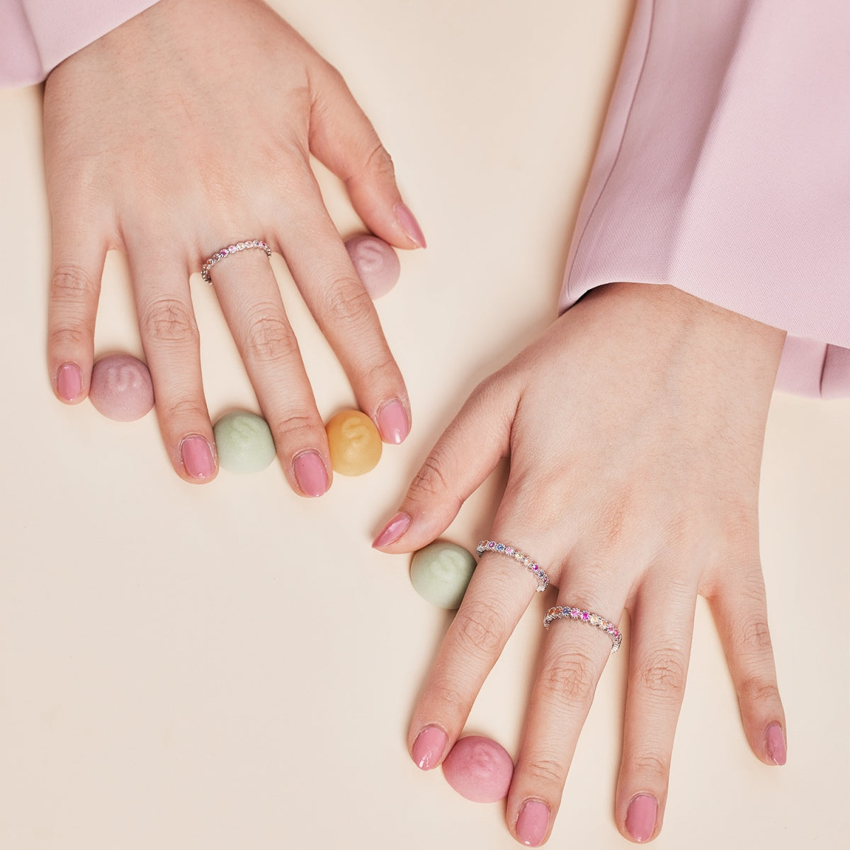 [Olivia JW]Unique Scintillating Round Cut Daily Ring
