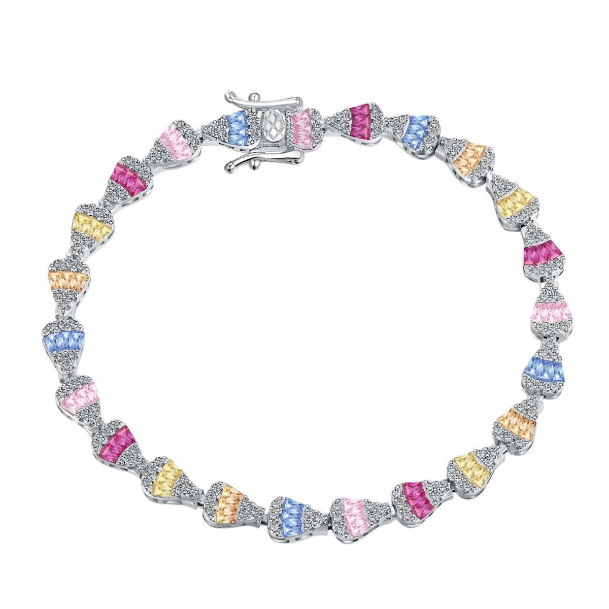 [Everoly JW]Radiant Water Drop Shape Daily Bracelet