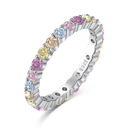 [Olivia JW]Elegant Vivid Round Cut Daily Ring