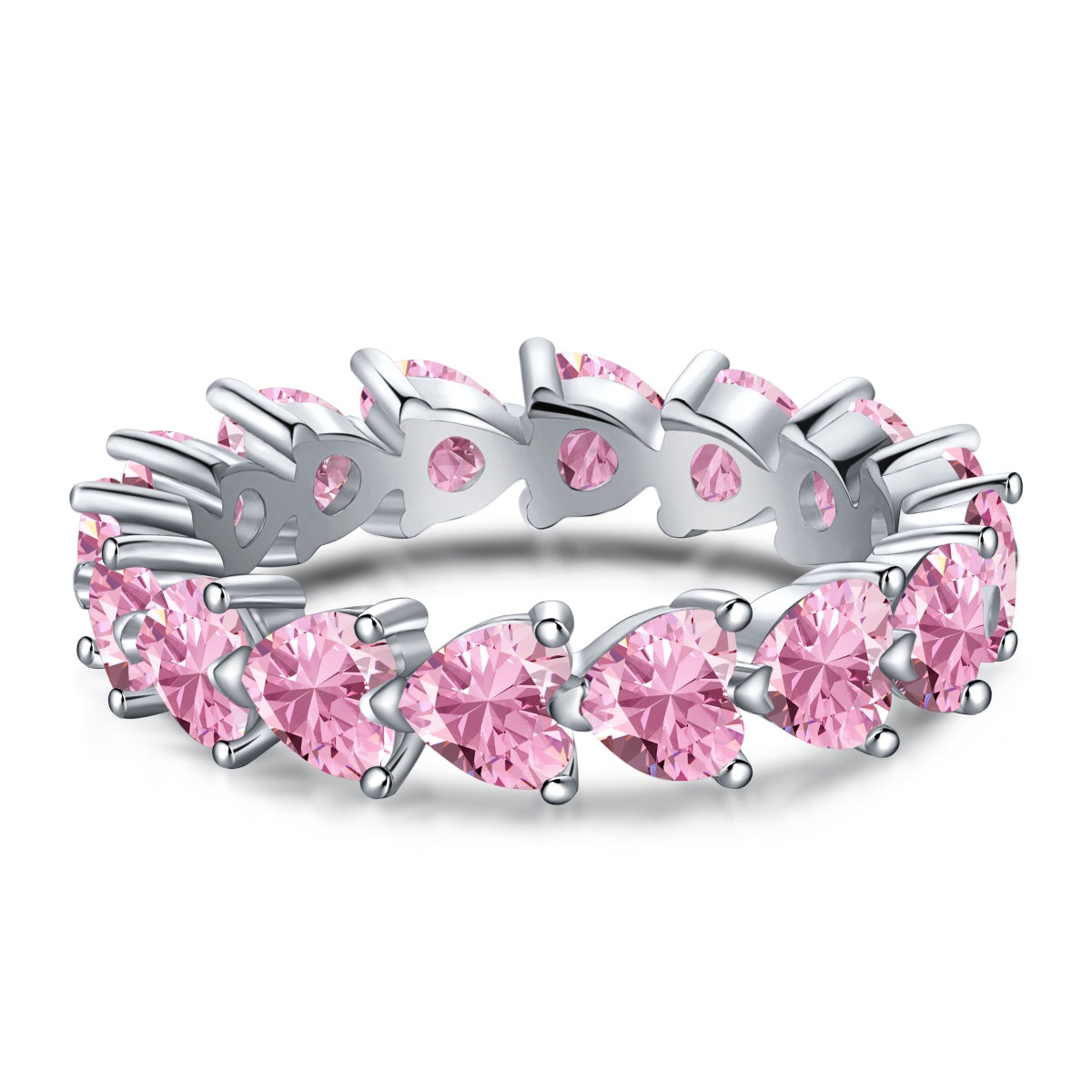 [Olivia JW]0.25 Carat Radiant Romance Heart Cut Lover Ring