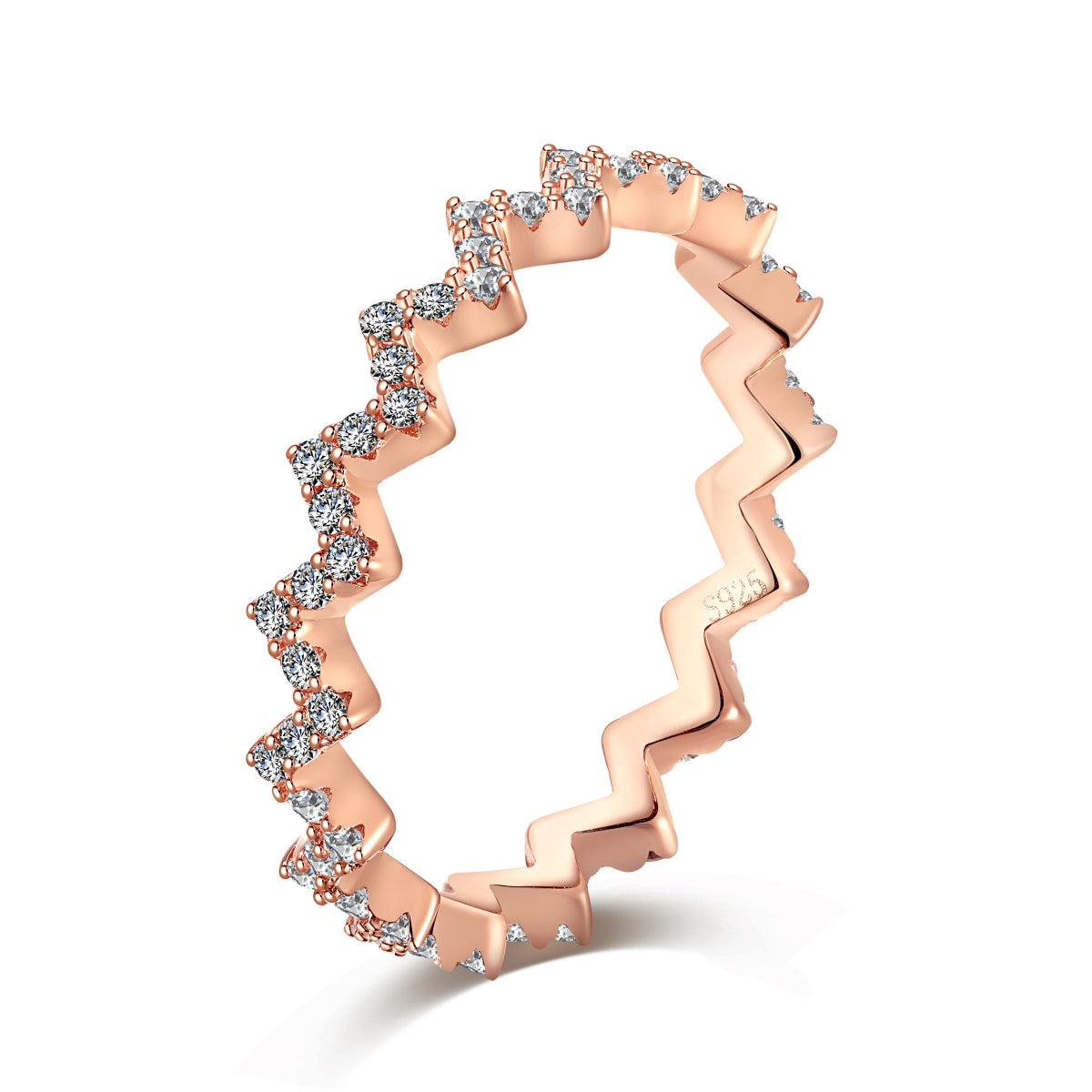 [Olivia JW]Delicate Enchanting Wave Shape Daily Ring