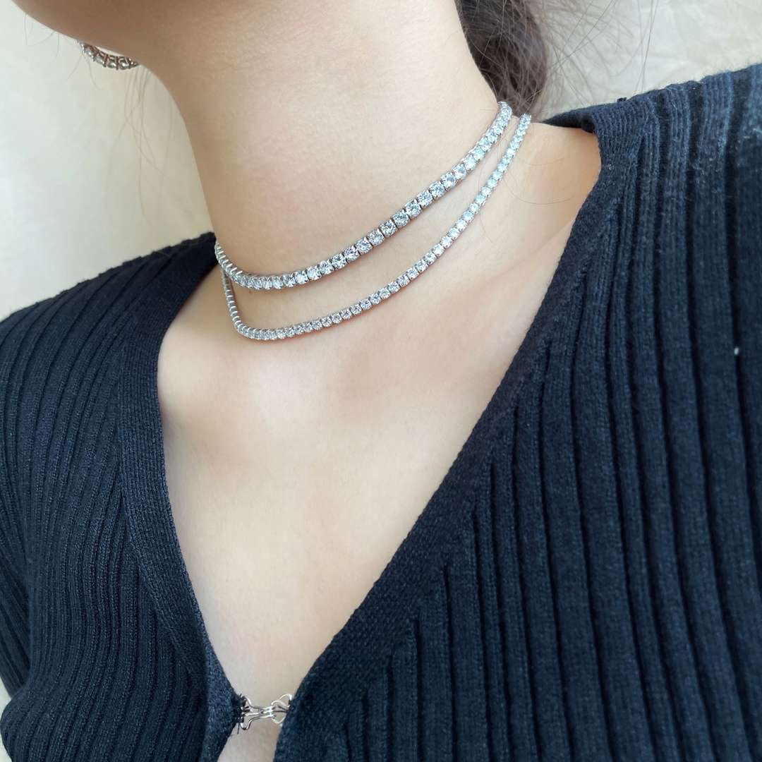 [Olivia JW]Elegant Tennis Chain Necklace