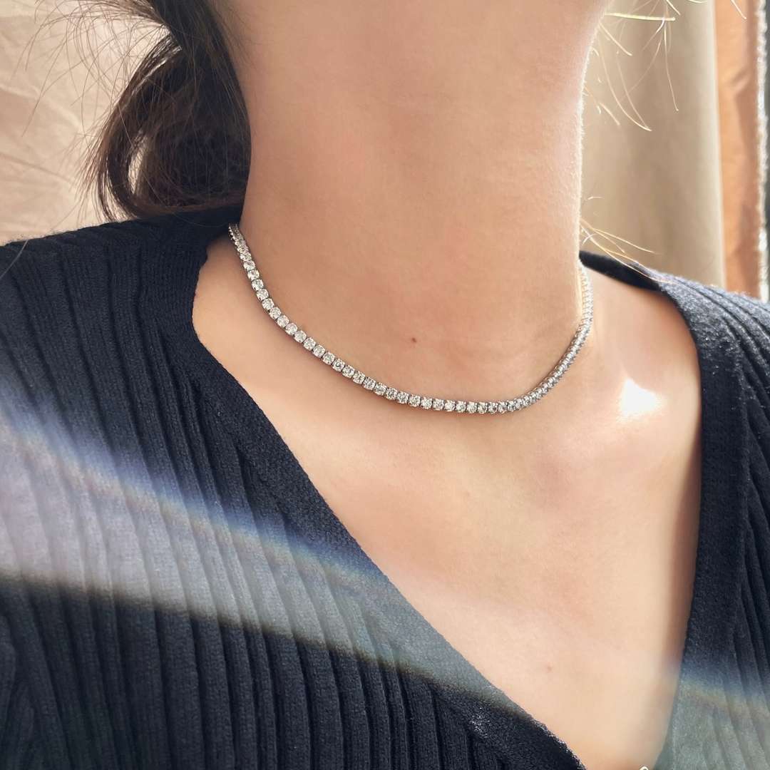 [Olivia JW]Elegant Tennis Chain Necklace