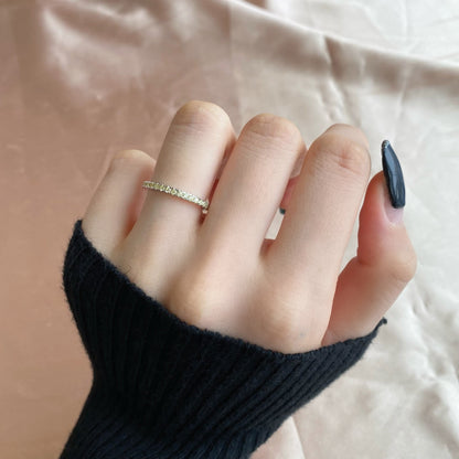 [Olivia JW]Delicate Sparkling Round Cut Daily Ring