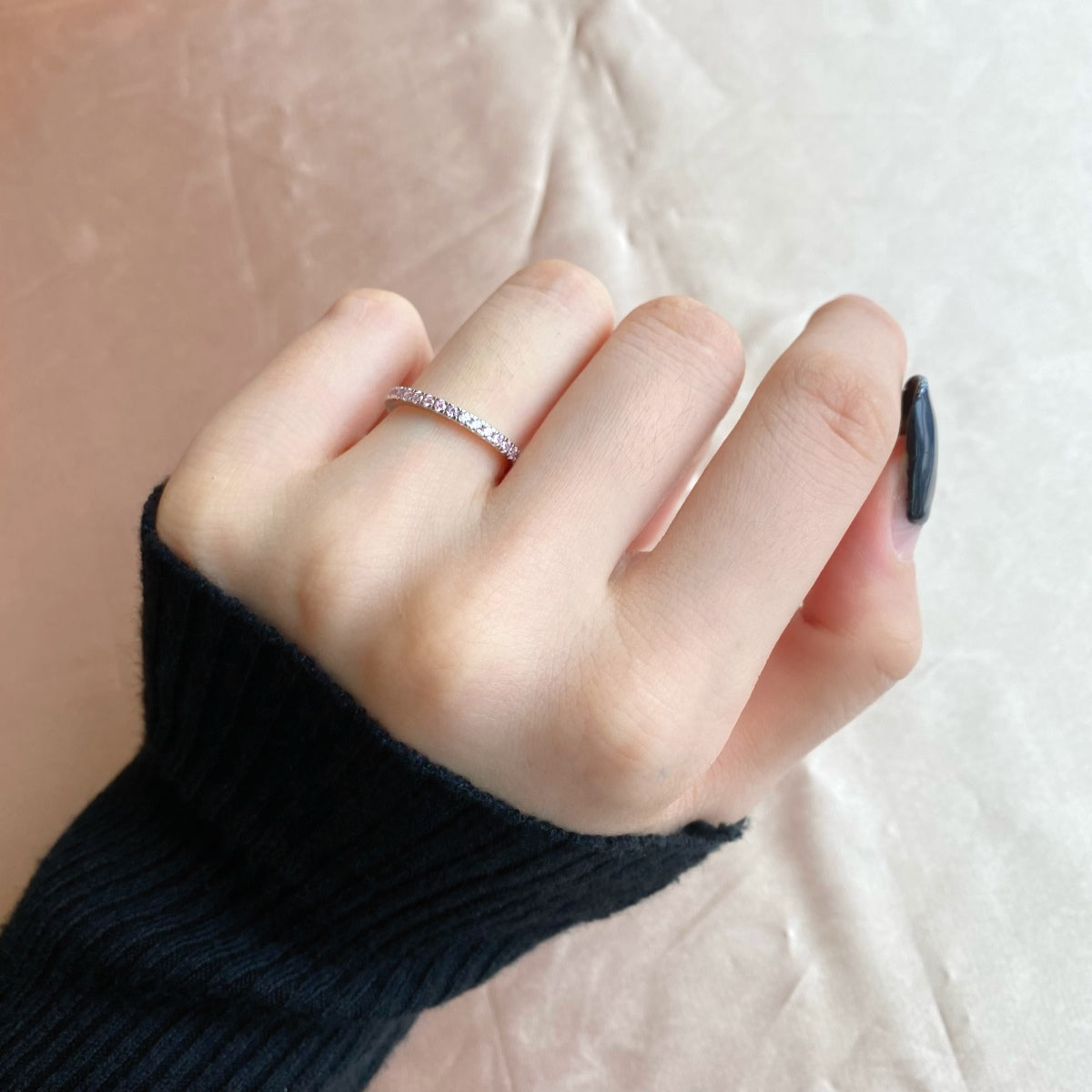 [Olivia JW]Delicate Sparkling Round Cut Daily Ring