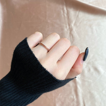 [Olivia JW]Delicate Sparkling Round Cut Daily Ring