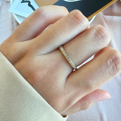 [Olivia JW]Delicate Sparkling Round Cut Daily Ring