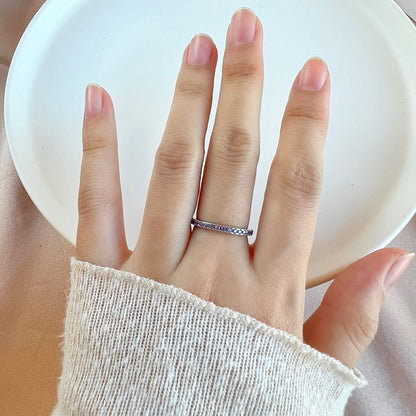 [Olivia JW]Delicate Sparkling Round Cut Daily Ring