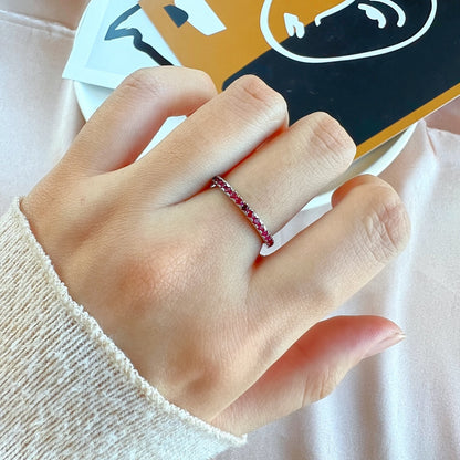 [Olivia JW]Delicate Sparkling Round Cut Daily Ring