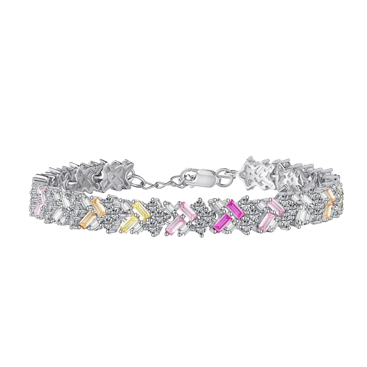 [Olivia JW]Dazzling Unique Multi Shape Daily Bracelet