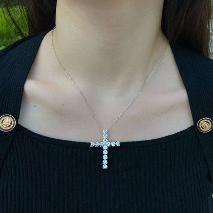 [Olivia JW]Radiant Cross Shape Necklace