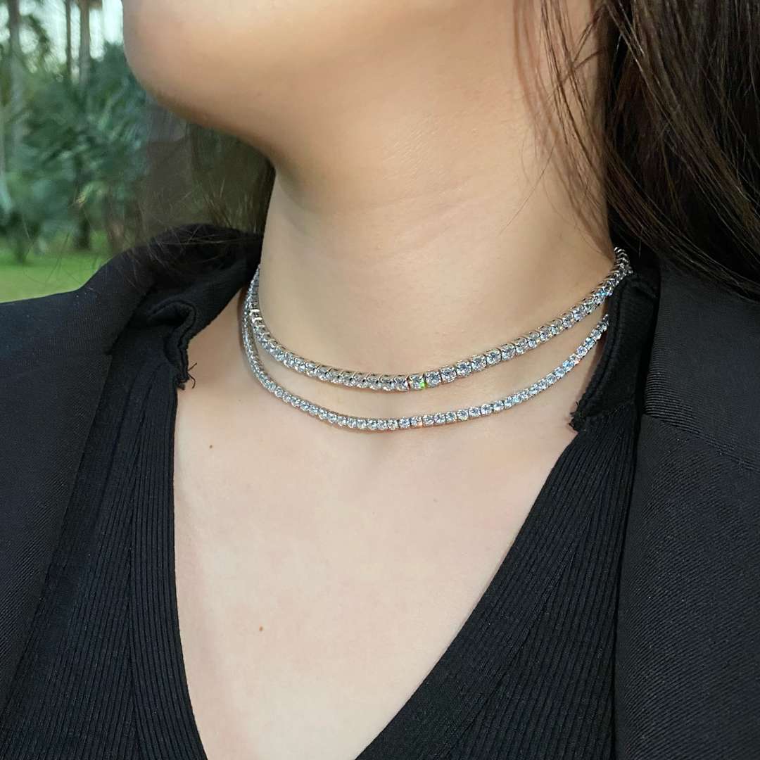 [Olivia JW]Elegant Tennis Chain Necklace