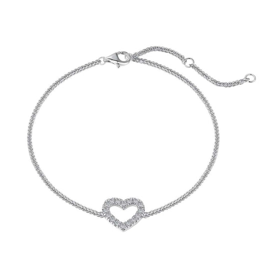 [Olivia JW]Heart Shape Lover Bracelet
