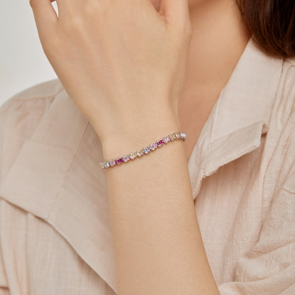 [Olivia JW]Delicate Colorful Emerald Cut Party Bracelet