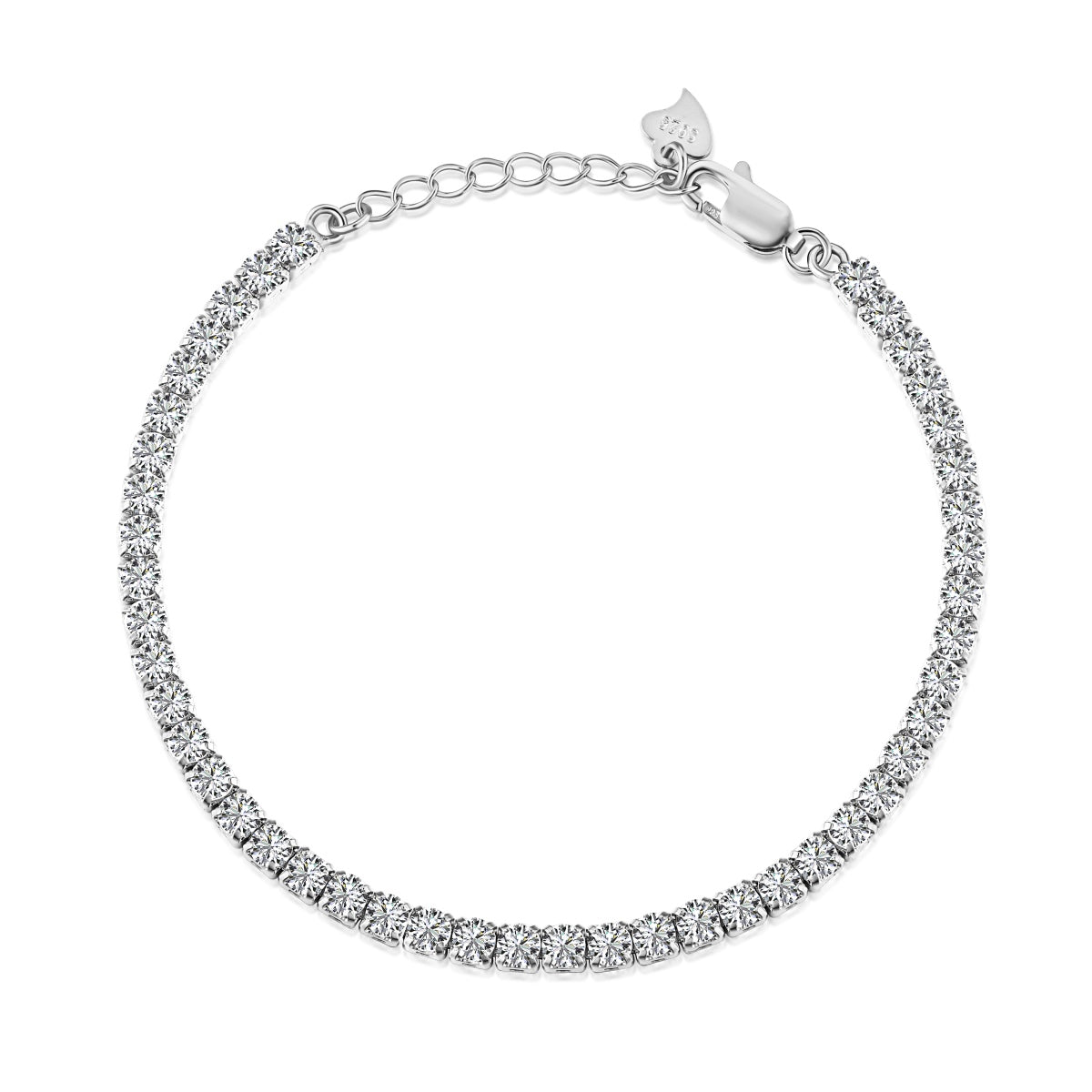[Everoly JW] Funkelndes Armband im Rundschliff