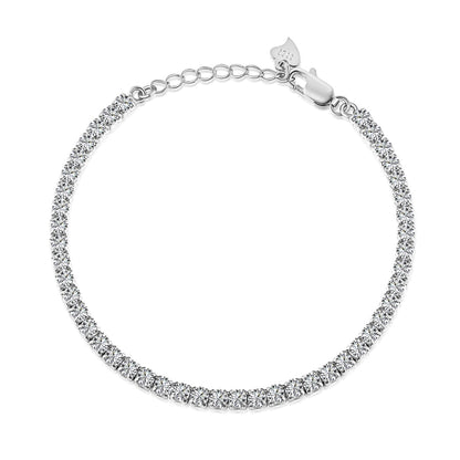 [Everoly JW] Funkelndes Armband im Rundschliff