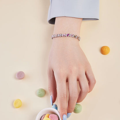 [Olivia JW]Dazzling Unique Multi Shape Daily Bracelet