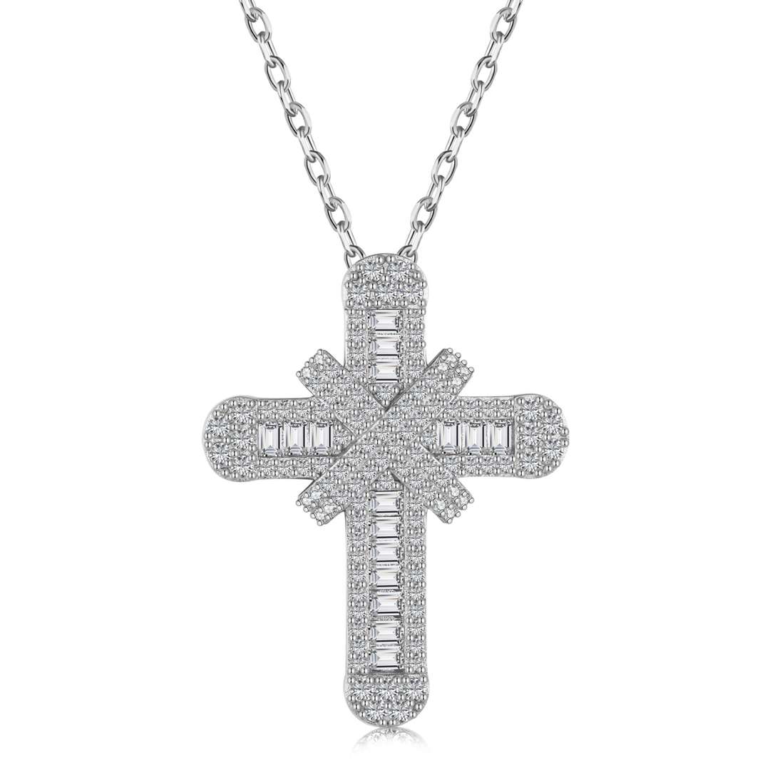 [Olivia JW]Gypsophila With Dimonds Necklace