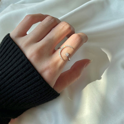 [Olivia JW]Eternity Moon & Star Ring