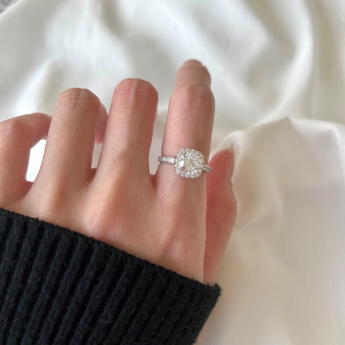 [Olivia JW]Dazzling Resplendent Round Cut Wedding Ring