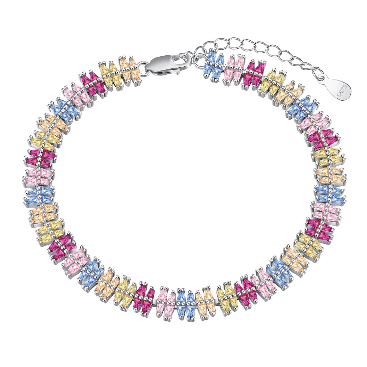 [Olivia JW]Sparkling Exquisite Multi Cut Party Bracelet