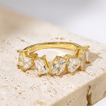 [Olivia JW]Delicate Multi Cut Ring