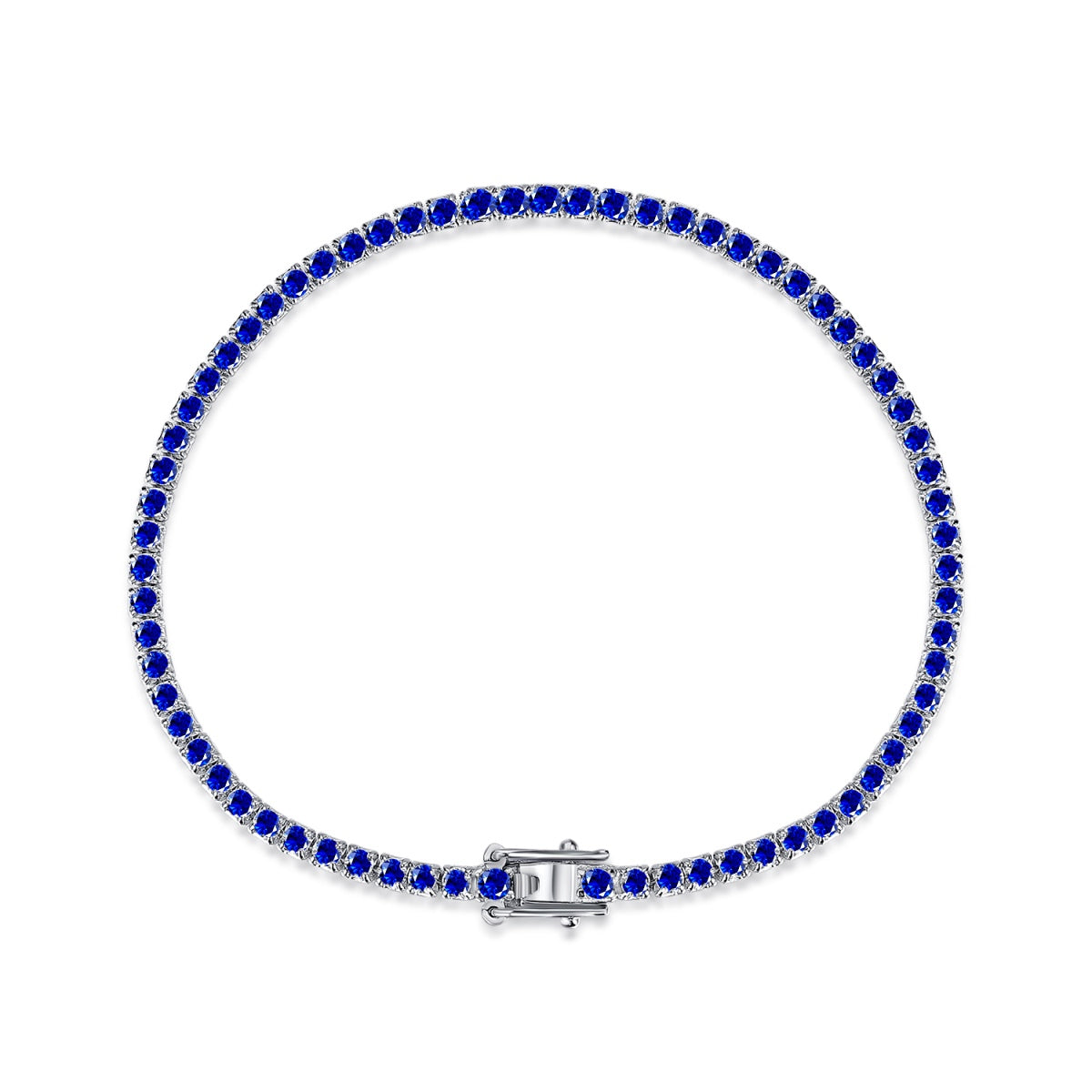 [Olivia JW]Dazzling Colorful Round Cut Daily Bracelet